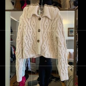 NWT Chunky Zara cardigan Sz M